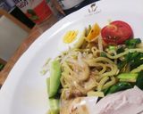 バースデー主人ランチ旨辛つけ麺2way作り方9写真