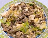 超簡単☆牛肉とキャベツの和風チャンプルー作り方5写真