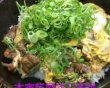 名店の味再現レシピ 牛すじ卵とじ丼作り方4写真