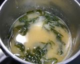 簡単！わかめとおからパウダーのお味噌汁作り方2写真
