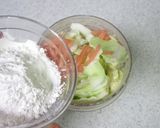 米粉でふわふわお好み焼き♪♪(炊飯器）作り方4写真