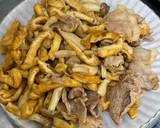 簡単☆油揚げと豚こま肉の焼肉のタレ炒め作り方8写真