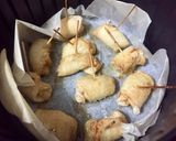 エアフライヤー唐揚げ風鶏胸肉ロール巻き作り方5写真