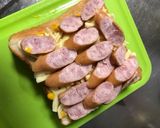 ソーセージでボリュームupチーズトースト作り方4写真