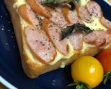 ソーセージでボリュームupチーズトースト作り方6写真