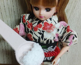 リカちゃん♡イカの墨煮を利用しておうどん作り方2写真