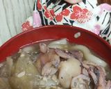 リカちゃん♡イカの墨煮を利用しておうどん作り方10写真