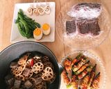 お弁当★ピリ辛レンコンとこんにゃくの煮物作り方7写真