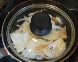 他人丼(豚ロース肉の卵とじ)作り方2写真