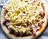 男飯☆オーブンで簡単『シーフードピザ』作り方3写真