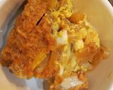 他人丼(豚ロース肉の卵とじ)作り方8写真