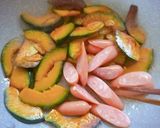 カボチャのにんにくたまり醤油焼き作り方3写真