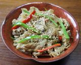 しらたきと豚小間のカレー炒め作り方5写真