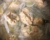 胡椒効かせた鳥団子の中華風にゅう麺作り方4写真