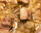 電気圧力鍋で作る大豆キャベツ豚肉のスープ作り方3写真