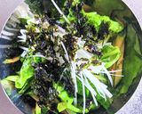 サンチュと韓国のりのチョレギサラダ作り方4写真