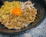 【10分丼】サックサクの鶏そぼろ丼作り方6写真