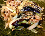 茄子と豚バラの味噌炒め作り方7写真