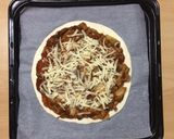 超簡単☆激うま！甘辛こってりキムチピザ♫作り方10写真