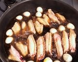 鶏手羽と卵のバルサミコ煮作り方3写真