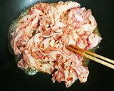 豚コマとしろ菜の甘辛炒め☆梅シロップ作り方3写真