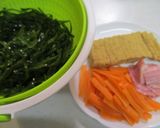 生切り昆布と厚揚げの煮物作り方1写真