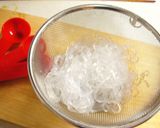春雨とたこの夏野菜チャプチェ作り方1写真
