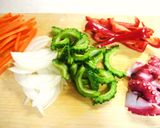 春雨とたこの夏野菜チャプチェ作り方2写真