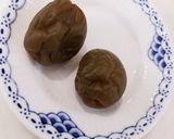 梅シロップの残り梅でカリカリ梅作り方1写真