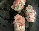 お店の味！激旨チーズ入り豚バラピーマン作り方4写真