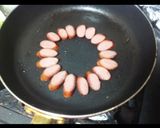 乗せるだけ本物みたい向日葵ソセジエッグ作り方2写真