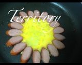 乗せるだけ本物みたい向日葵ソセジエッグ作り方4写真