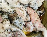 揚げ焼きで作る●真鯛のあら●鯛皮の唐揚げ作り方1写真