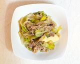 簡単ヘルシー☆ラム肩肉のレタス炒め風作り方8写真