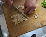 イノシシ肉の青椒肉絲作り方4写真