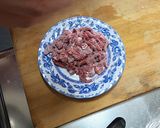 イノシシ肉の青椒肉絲作り方5写真