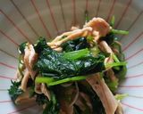 ☘️三つ葉とトリむね肉のわさび醤油あえ♪作り方5写真