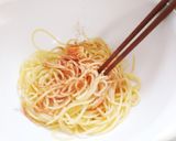 あかりで簡単！たらこパスタ 　お弁当にも作り方4写真