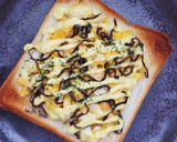 絶品で簡単☆朝食に♪塩昆布と卵のトースト作り方3写真