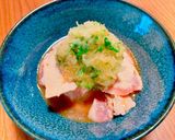 鮪の炙りポン酢☆一味大葉おろし作り方3写真