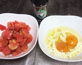 我が家トマトと卵のソテー作り方1写真