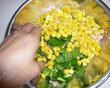 コーンとピーマンのチキンシカバブ作り方3写真