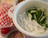 きゅうりと大根とシーチキンサラダ作り方1写真