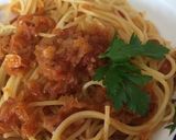 トマト酒盗パスタ作り方6写真