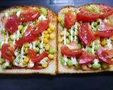 簡単！枝豆とうもろこしのピザトースト作り方1写真