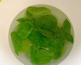 カラフルトマトとバジルの冷製パスタ作り方2写真