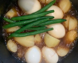 じゃがいもとゆで卵の炊いたん作り方4写真