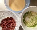 レンジで簡単おからパウダー小倉抹茶ケーキ作り方4写真
