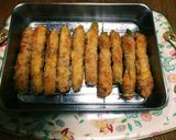 グリーンアスパラ✨の肉巻きフライ☺✨⛄☕作り方4写真