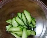 めかぶ胡瓜の梅肉あえやっこ作り方1写真
